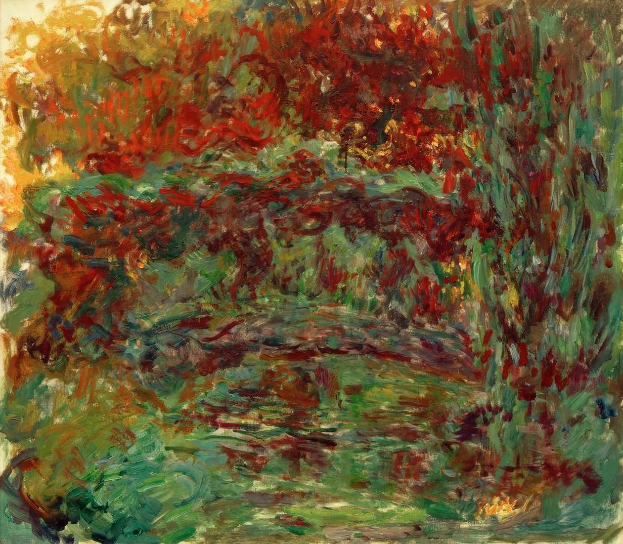 Den japanske bro af Claude Monet