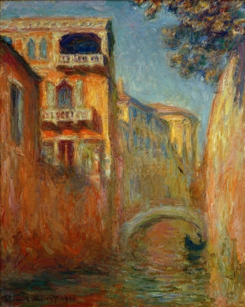 Rio de la Salute af Claude Monet