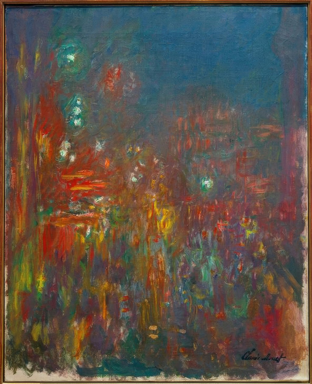 Leicester Square af Claude Monet