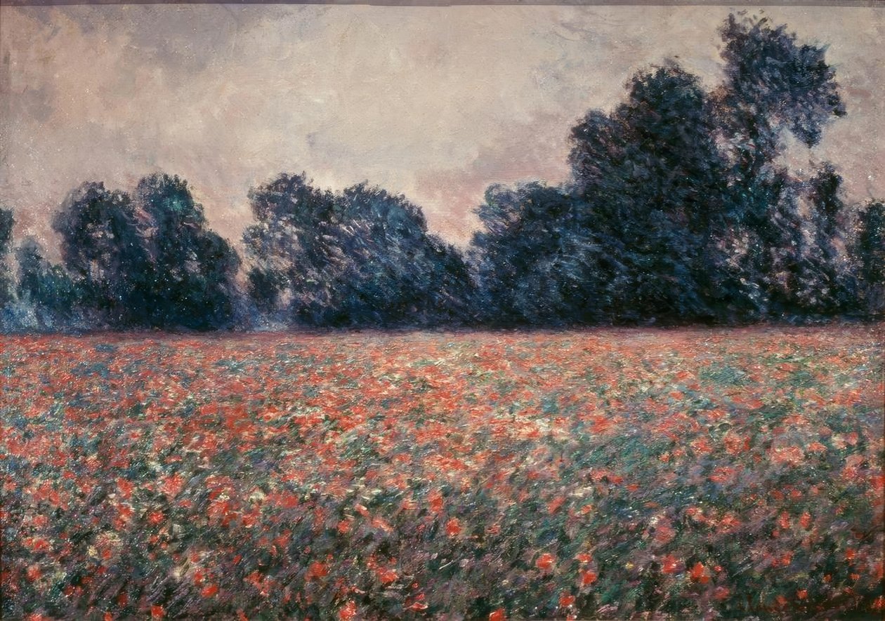 Valmuerne i Giverny af Claude Monet