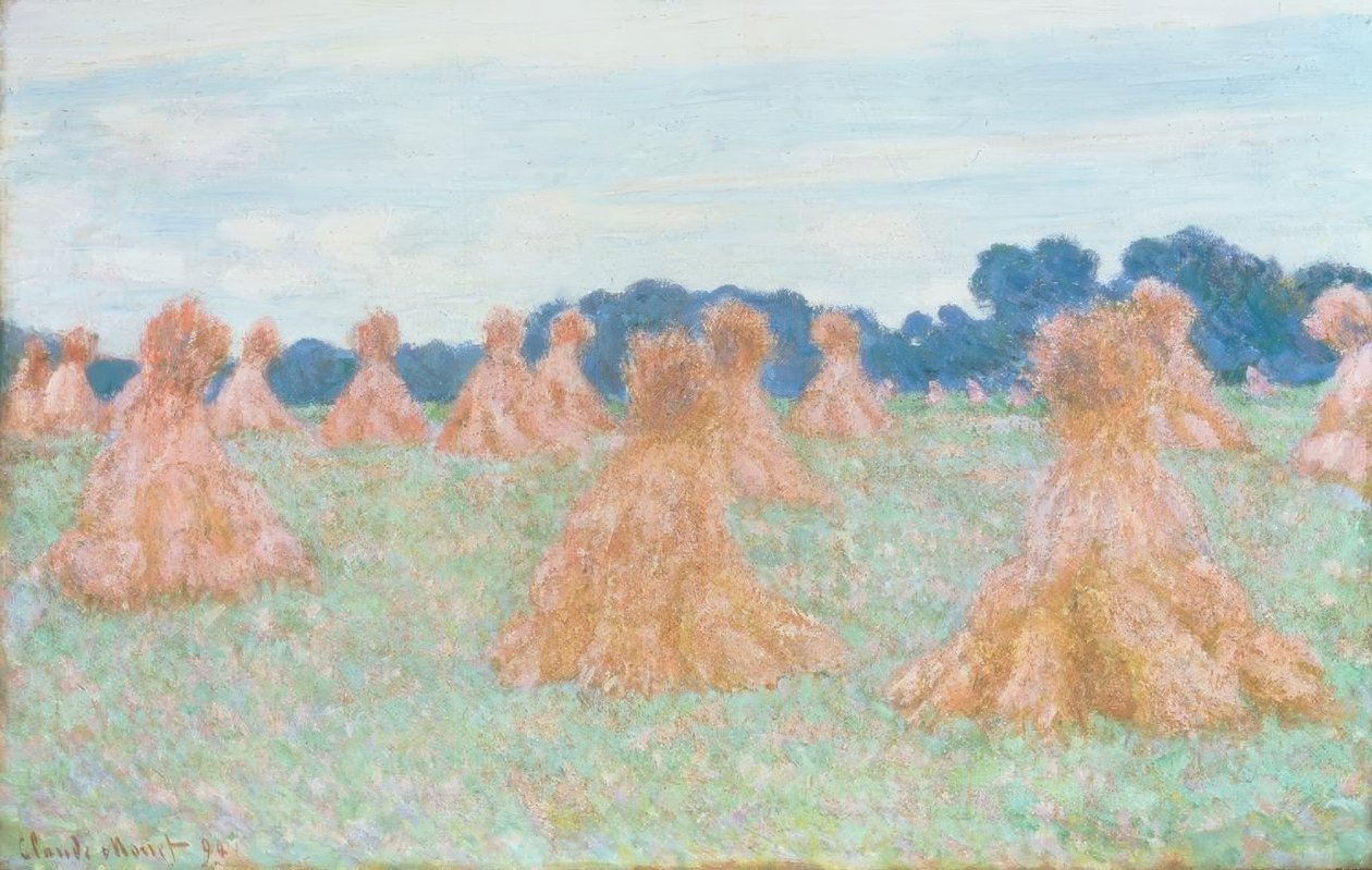 De unge damer fra Giverny af Claude Monet