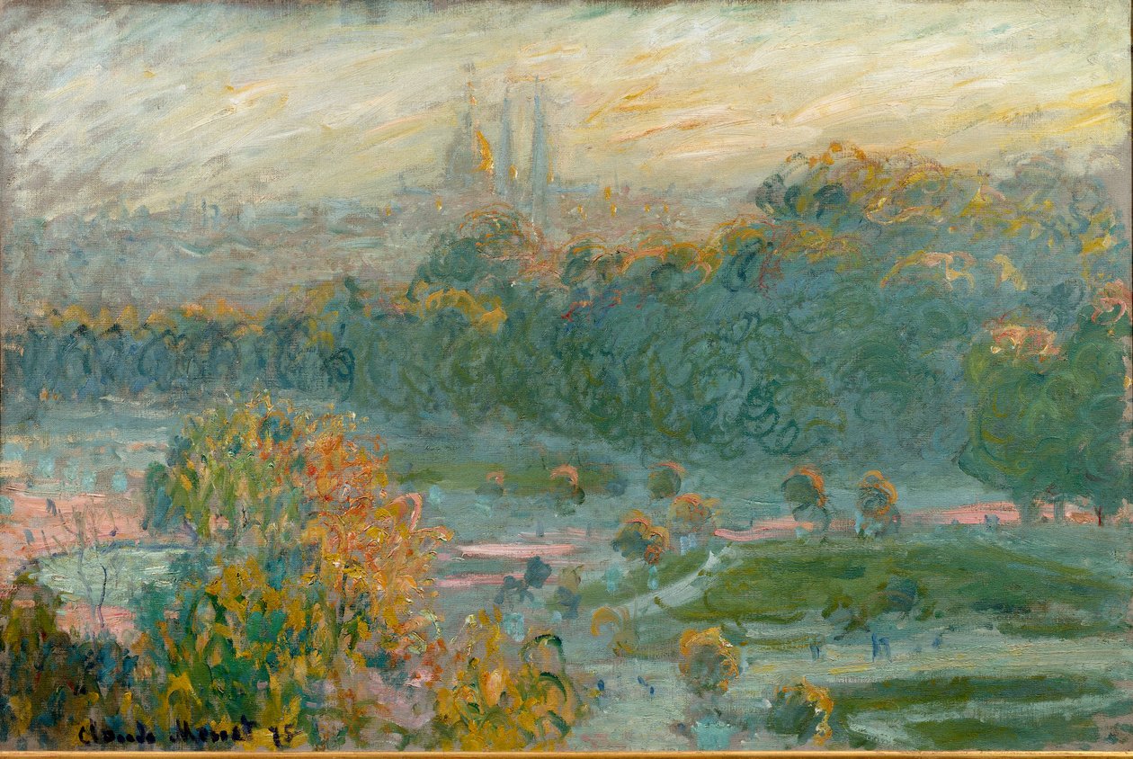Les Tuileries, studie af Claude Monet