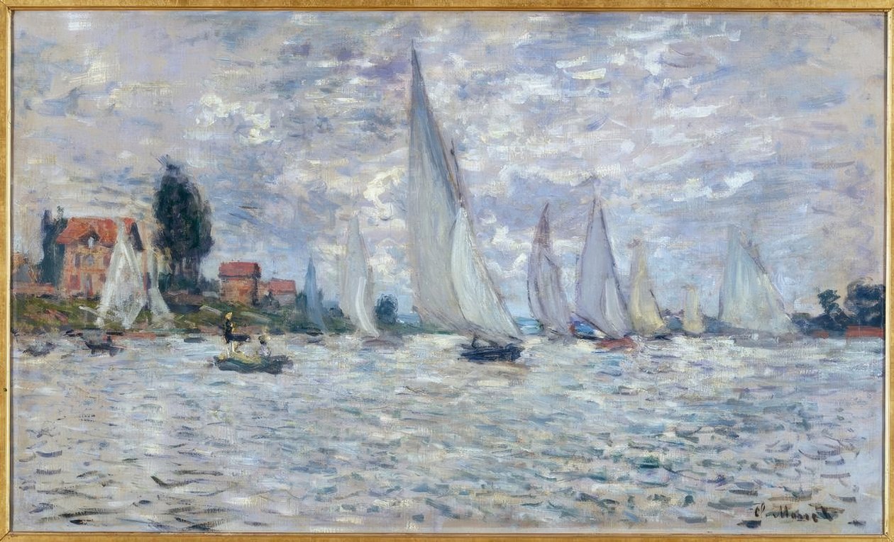Bådene. Regattaer i Argenteuil af Claude Monet