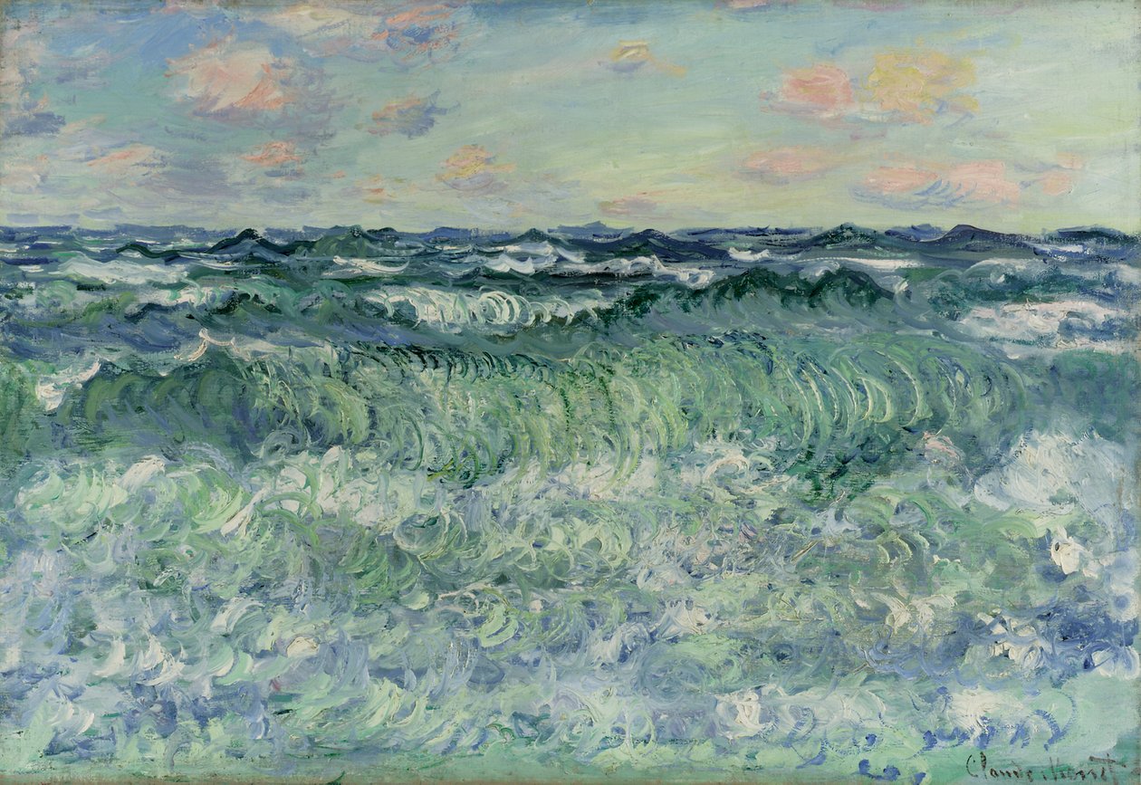 Marine (havstudie) af Claude Monet