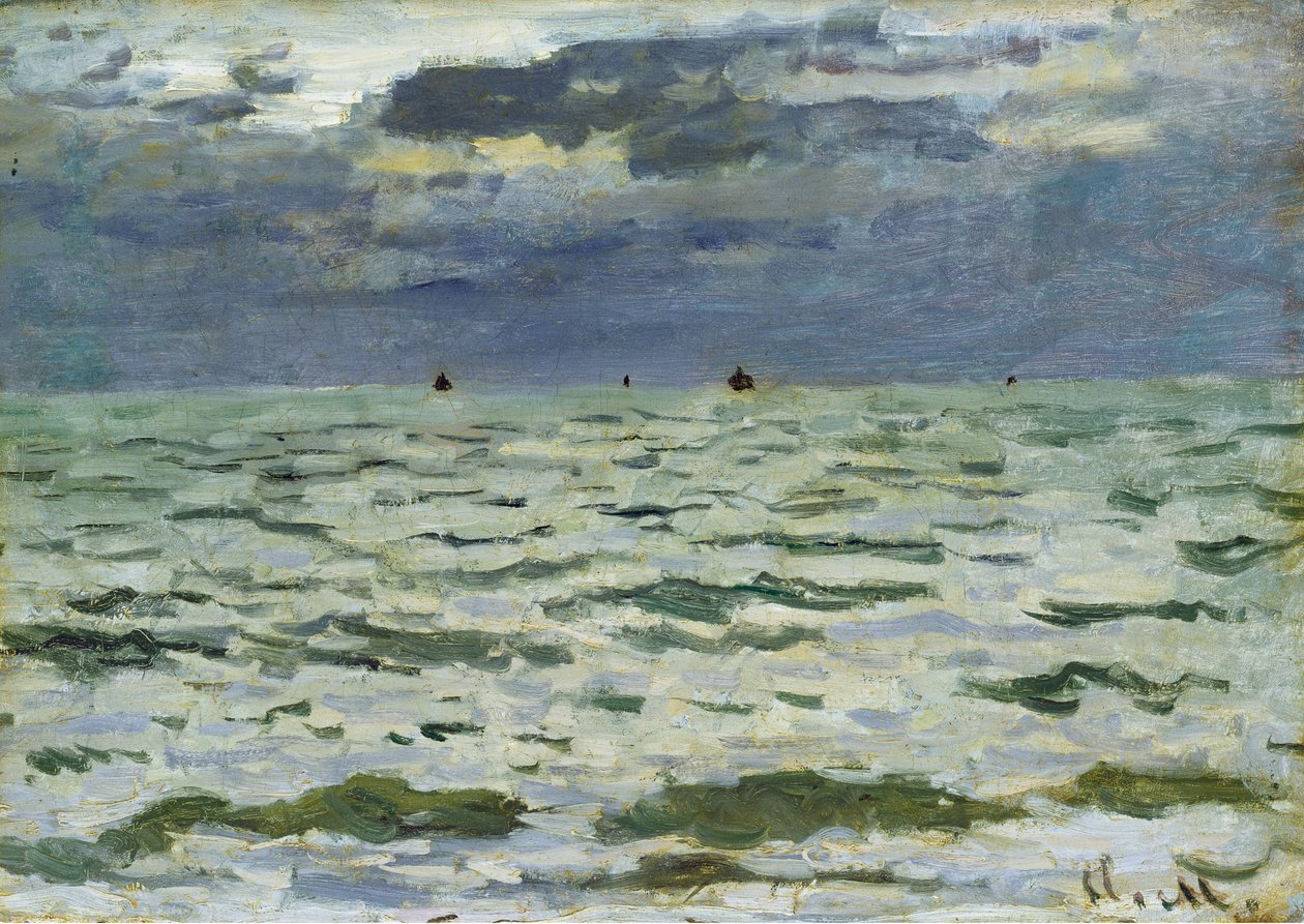 Søværnet, Le Havre, ca 1866. af Claude Monet