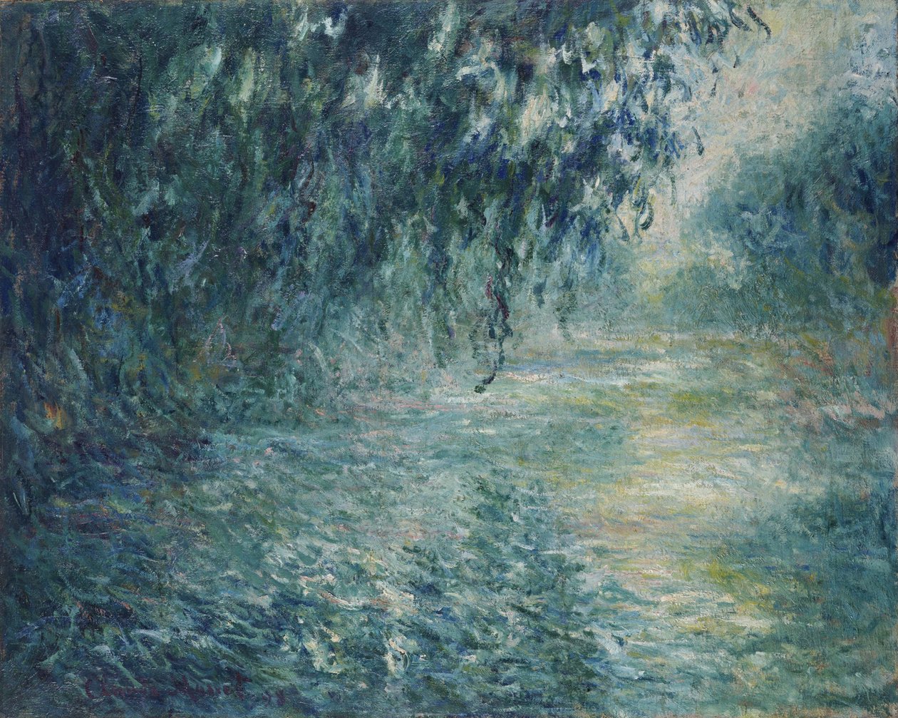 Morgen på Seinen, 1898 af Claude Monet