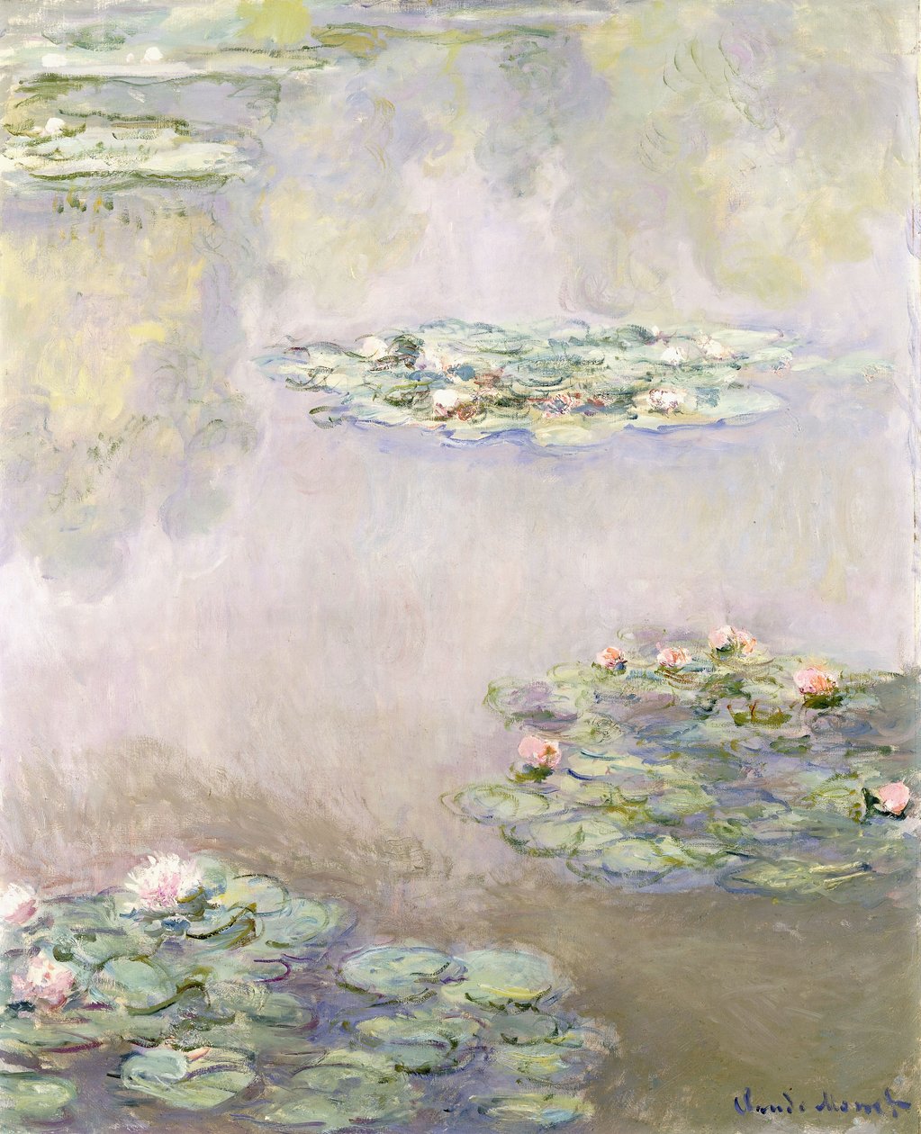 Nympheas, 1908 af Claude Monet
