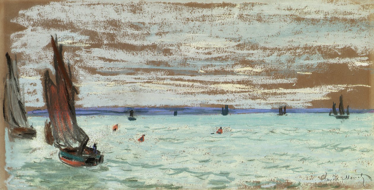 Opensea, ca. 1866 af Claude Monet