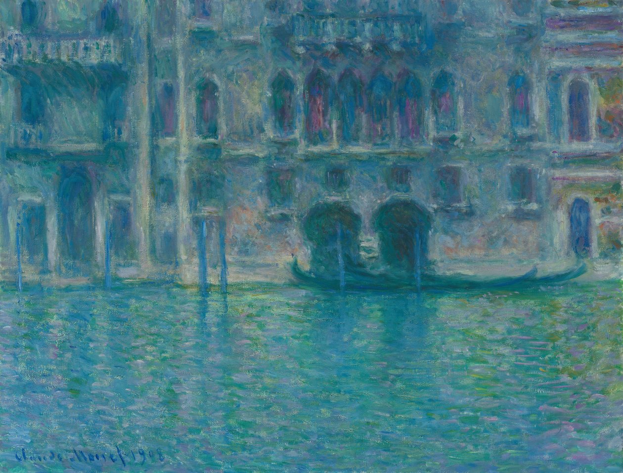 Palazzo da Mula, Venedig, 1908. af Claude Monet