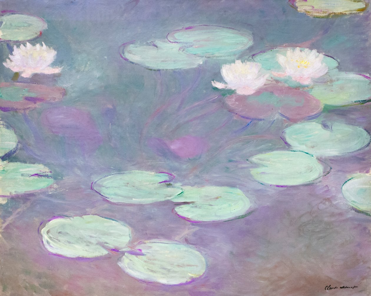 Pink åkander, Claude Monet af Claude Monet