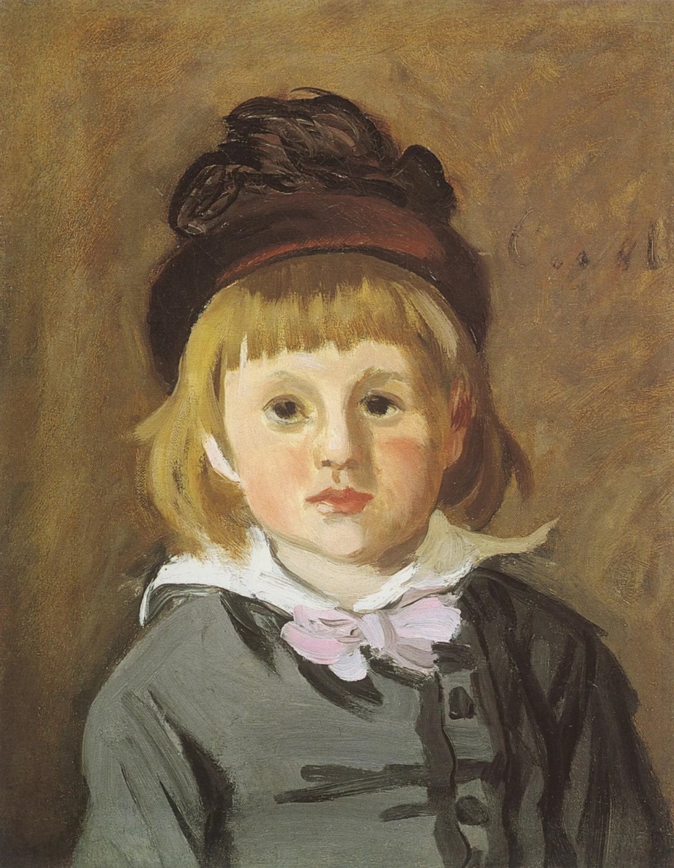 Portræt af Jean Monet, ca 1872. af Claude Monet