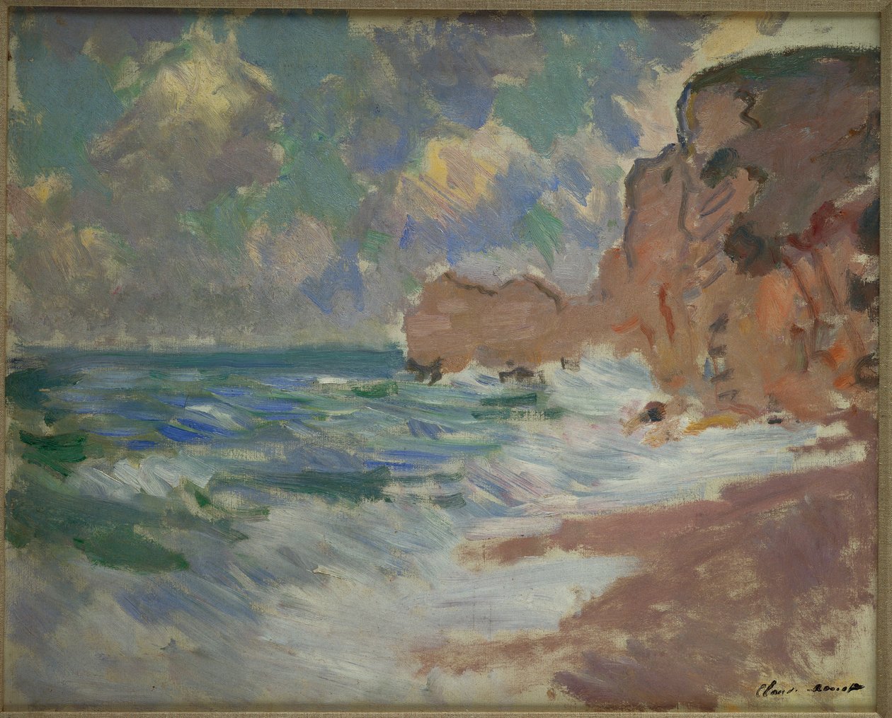 Vigende Bølger af Claude Monet