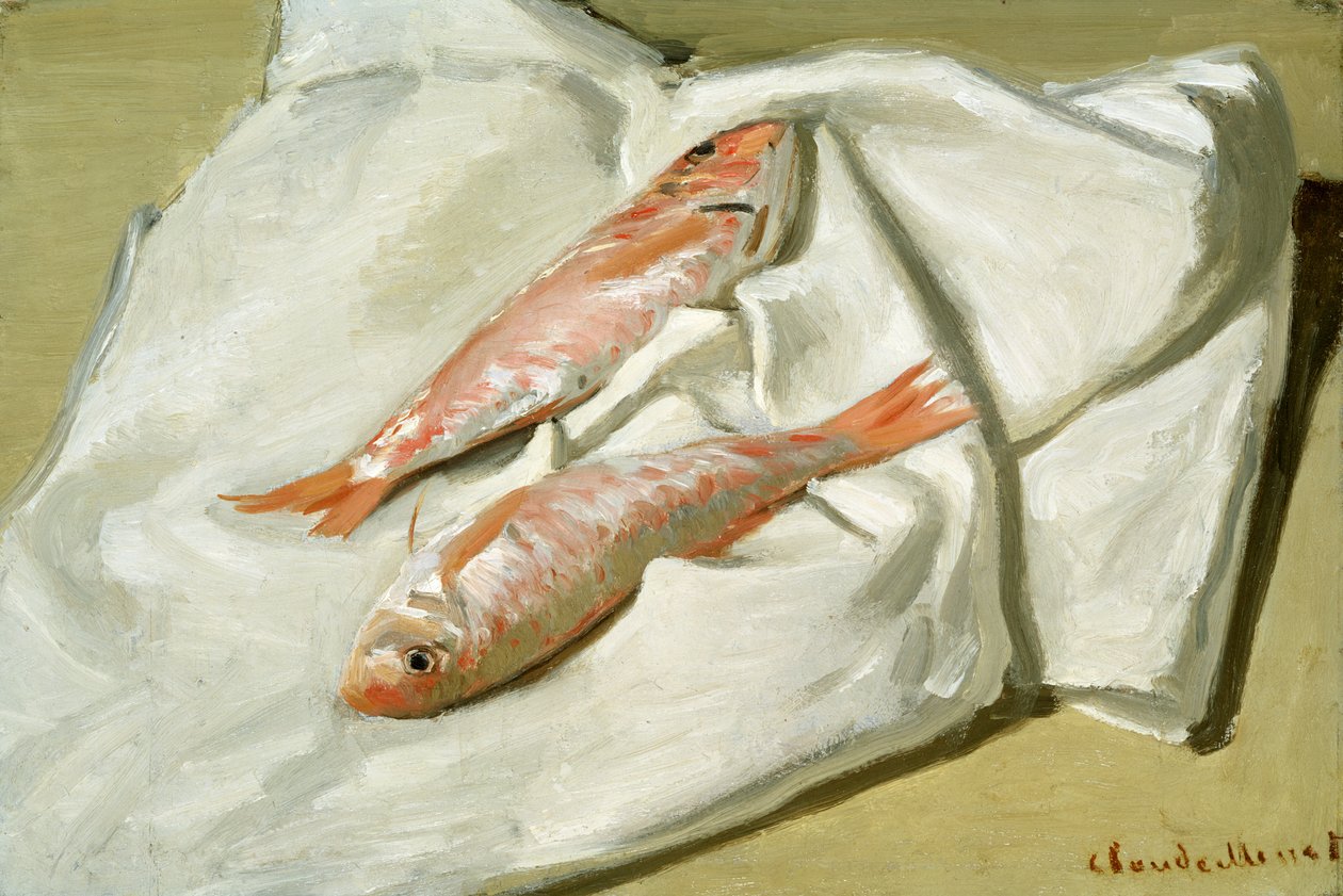 Rød multe, ca. 1870 af Claude Monet