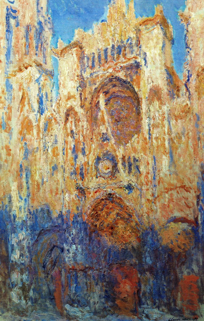 Rouen katedral af Claude Monet