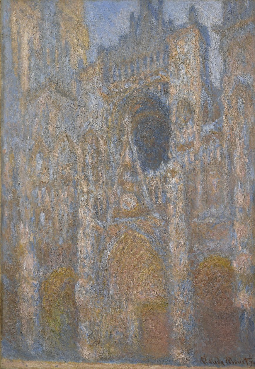 Rouen katedral, facade, ca. 1892-94 af Claude Monet