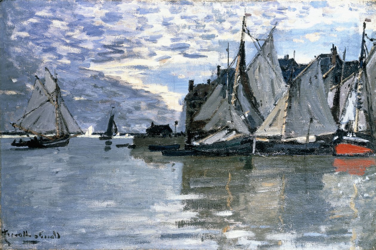 Sejlbåde, ca. 1864-1866 af Claude Monet