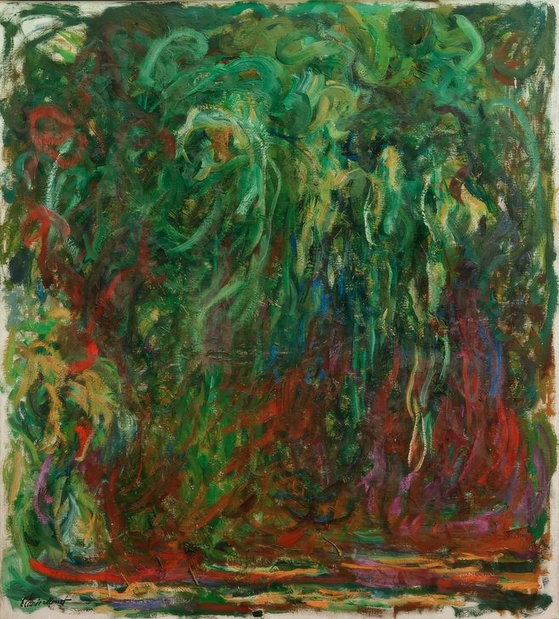Grædende pil af Claude Monet