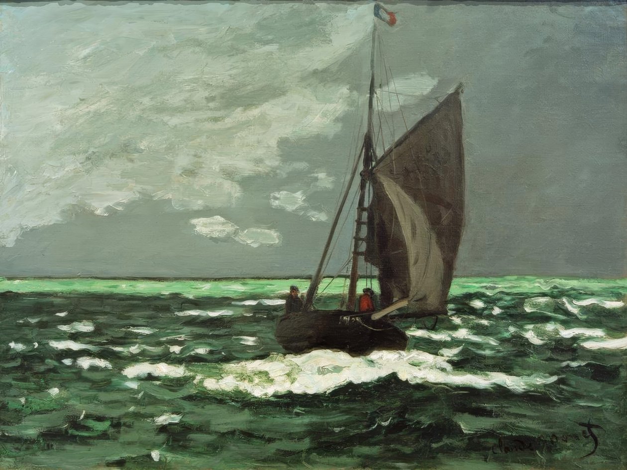 Havlandskab: storm af Claude Monet