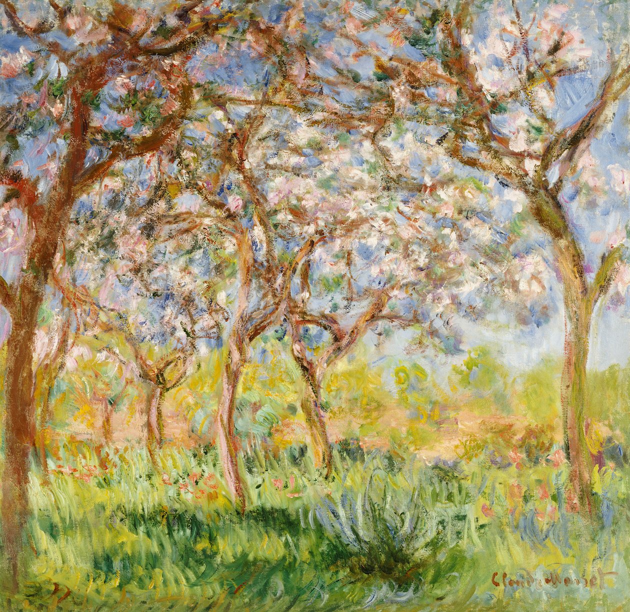 Forår i Giverny af Claude Monet