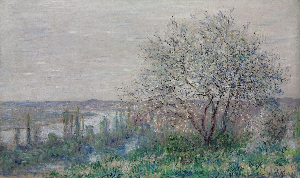 Forårsstemning i Vétheuil, 1880 af Claude Monet