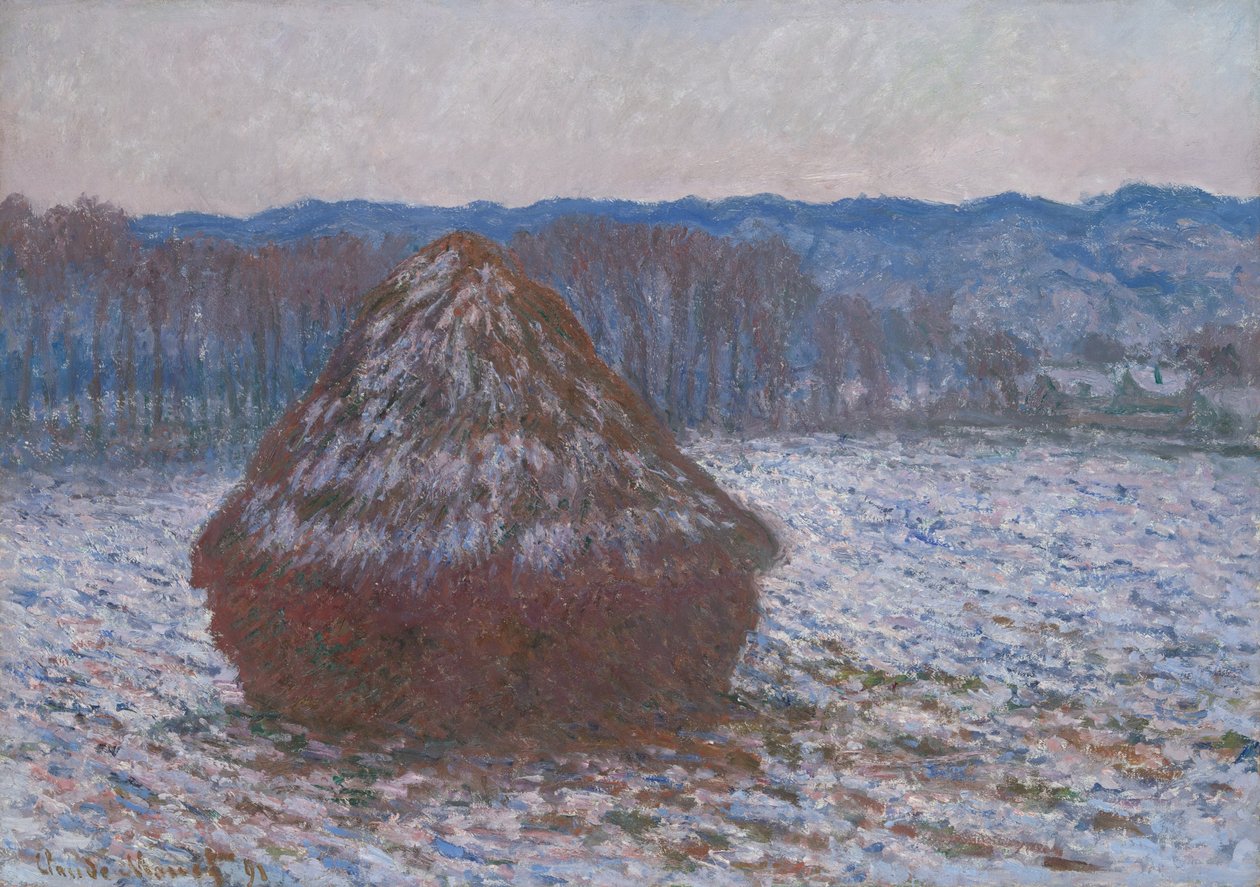 Stak af hvede af Claude Monet