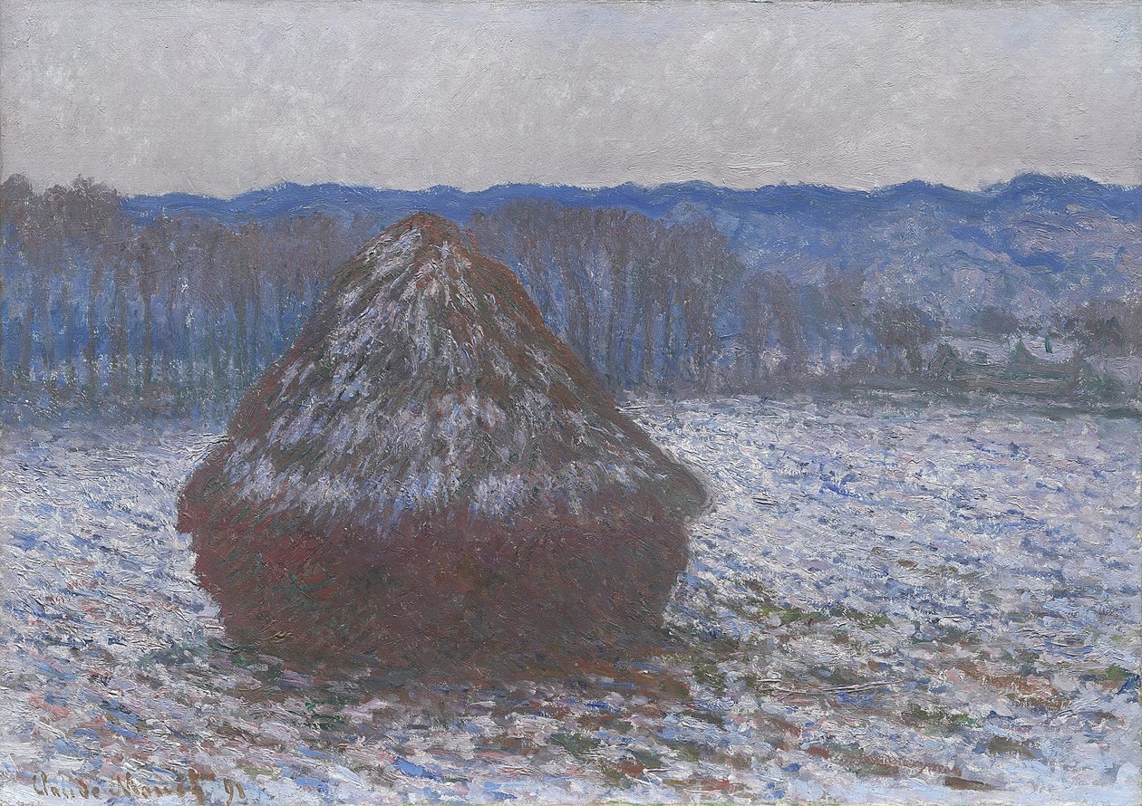 Hvedestak, 1890-91 af Claude Monet