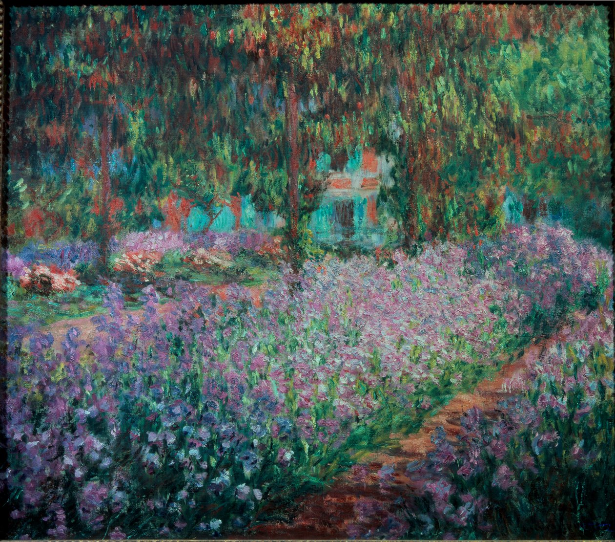 Kunstnerens have i Giverny af Claude Monet