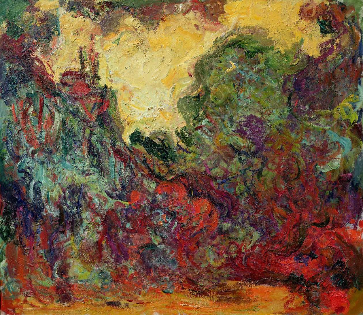 Kunstnerhuset fra Rosenhaven af Claude Monet
