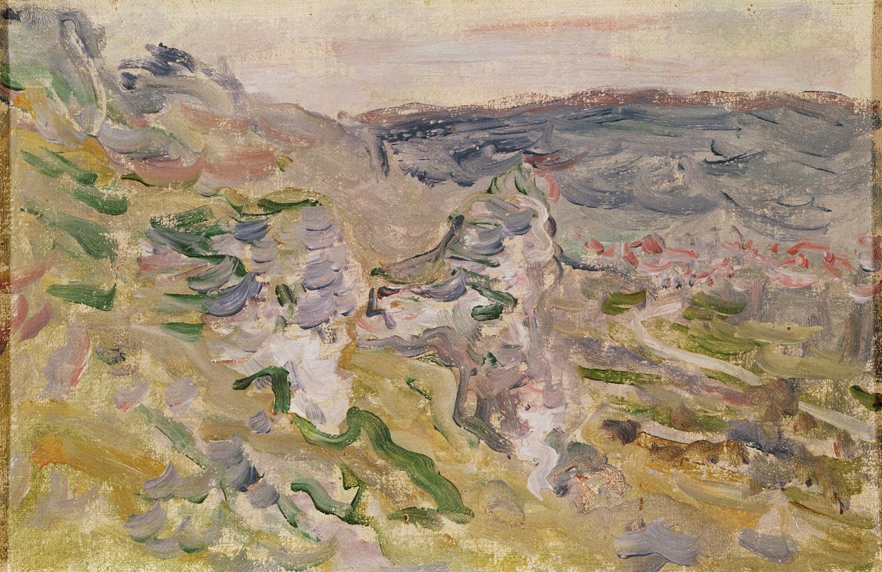 Chantemerle Hills i nær Vétheuil, 1881 af Claude Monet