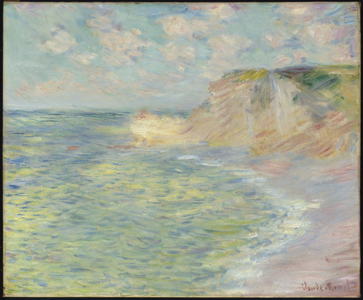 Cliff Above, 1885 af Claude Monet