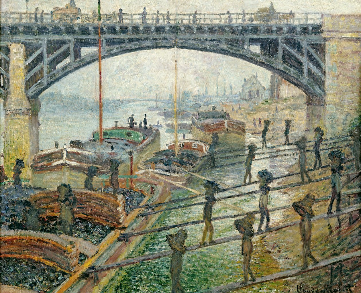 Kularbejderne af Claude Monet