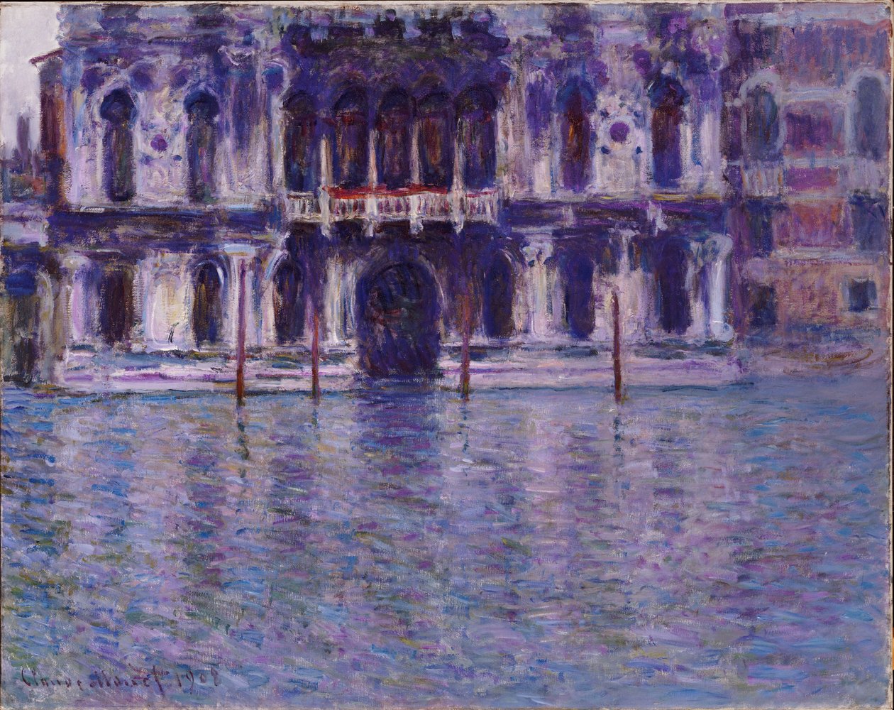 Contarini-paladset, 1908 af Claude Monet