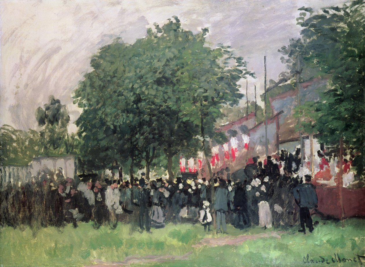 Den fjortende juli af Claude Monet