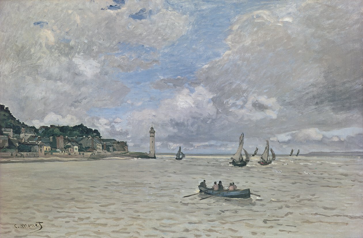 Hospicets fyrtårn (Honfleur), 1864 af Claude Monet