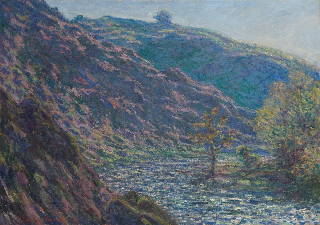 Petite Creuse-floden af Claude Monet