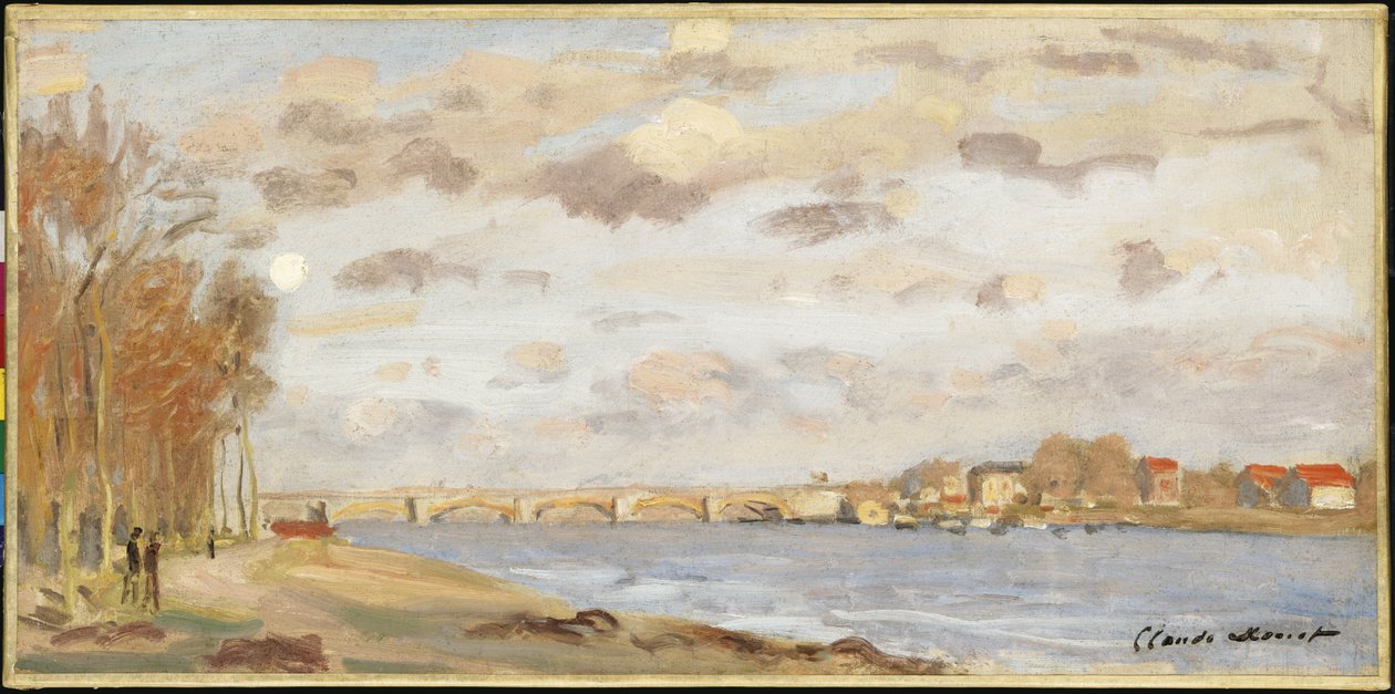 Seinen ved Argenteuil, 1872 af Claude Monet