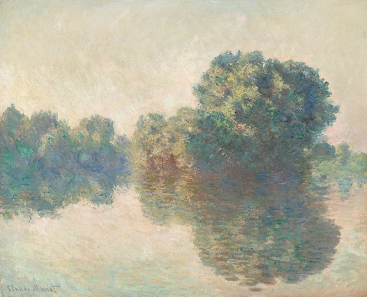 Seinen ved Giverny af Claude Monet