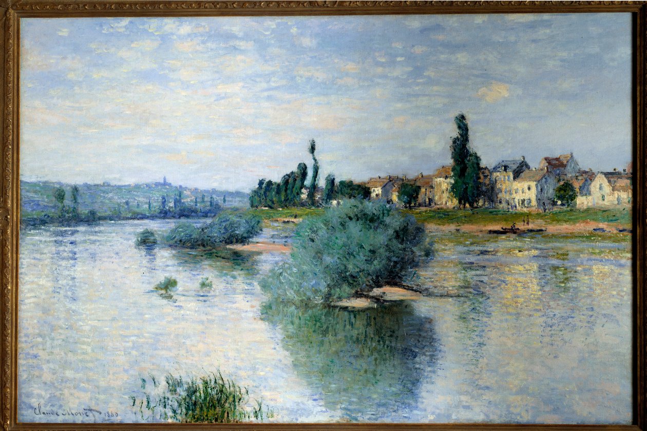 Seinen ved Lavacourt af Claude Monet