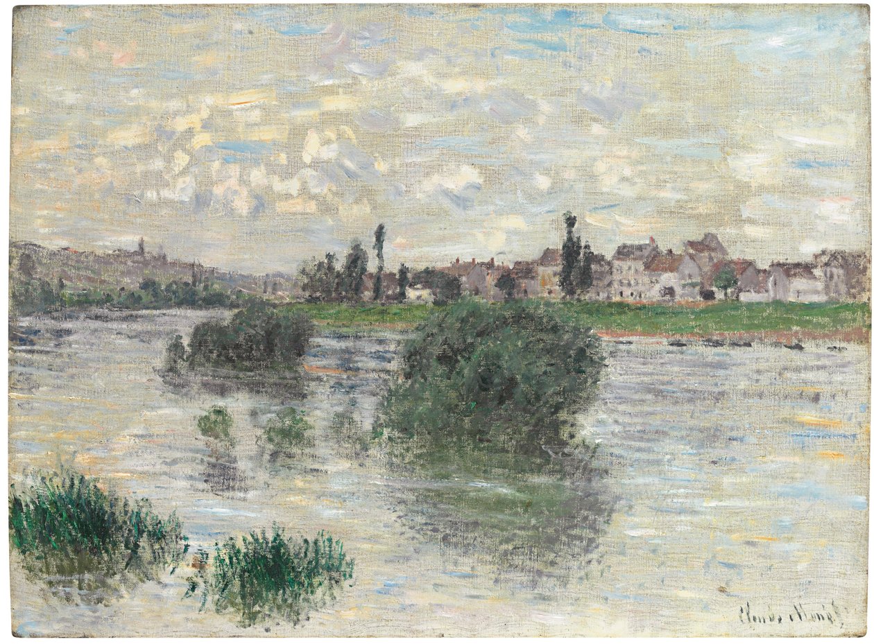Seinen ved Lavacourt, 1879 af Claude Monet