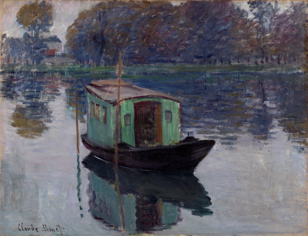 Studiebåden af Claude Monet