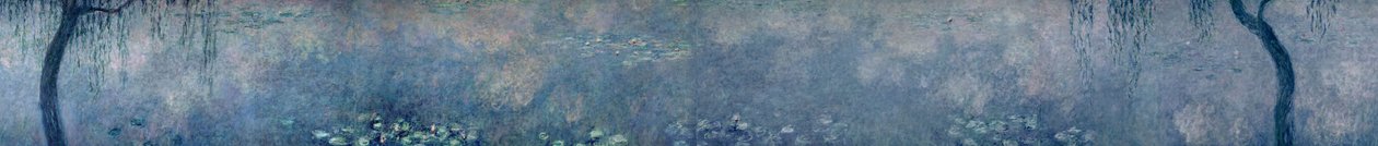 Åkanderne, De to piletræer, c.1915-26 af Claude Monet