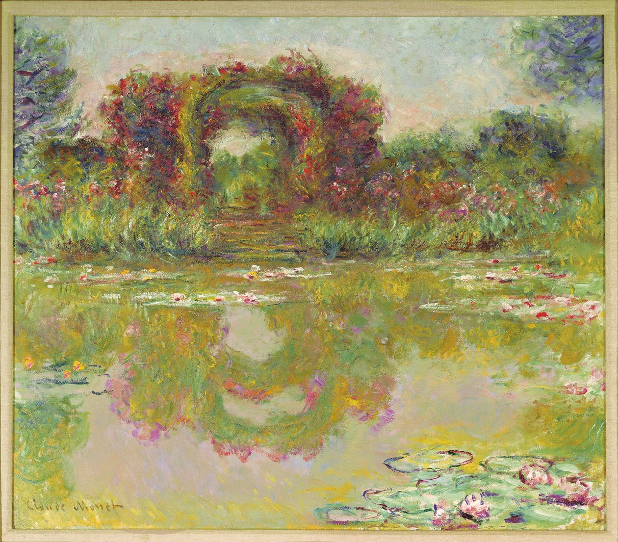 Rosernes buer, Giverny af Claude Monet