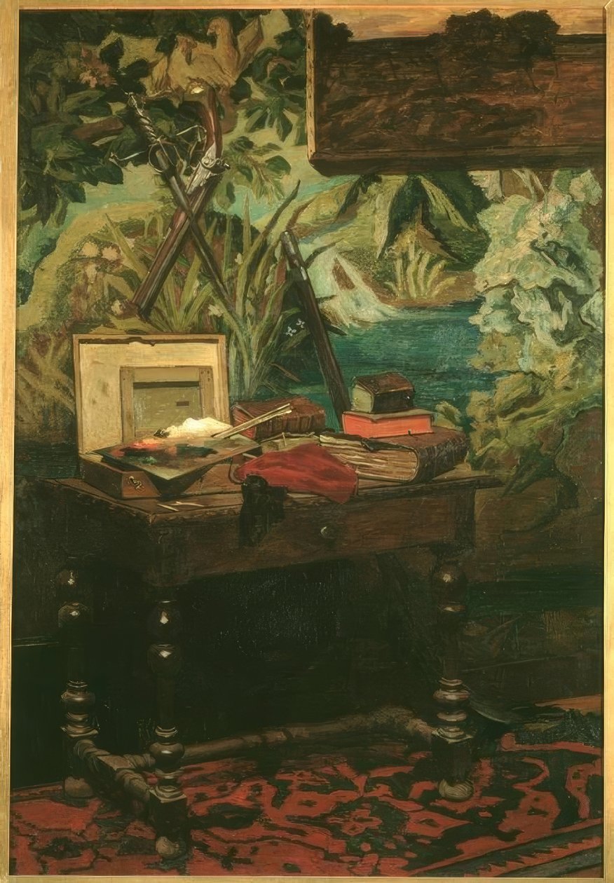 Et værkstedshjørne af Claude Monet