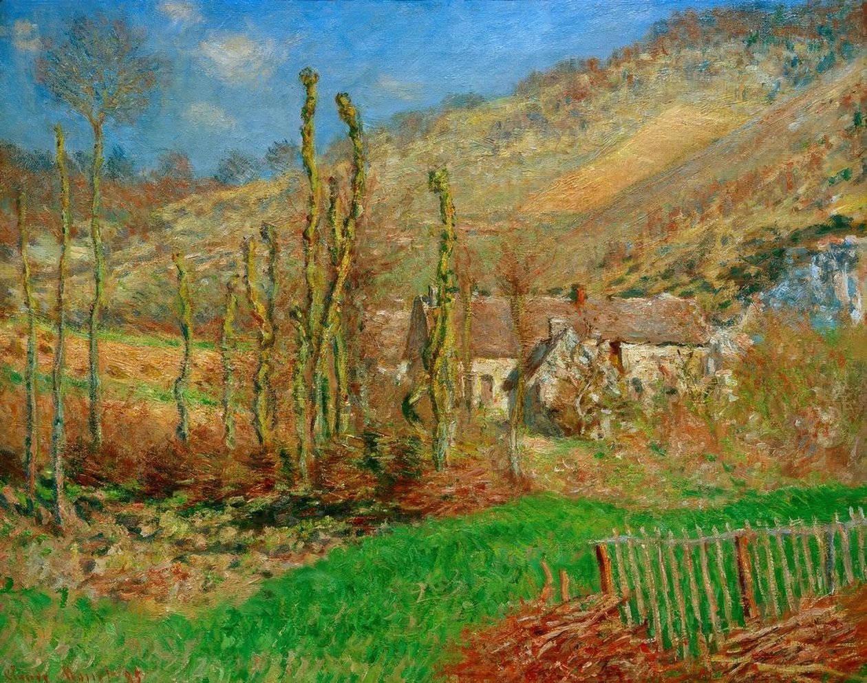 Val de Falaise om vinteren af Claude Monet