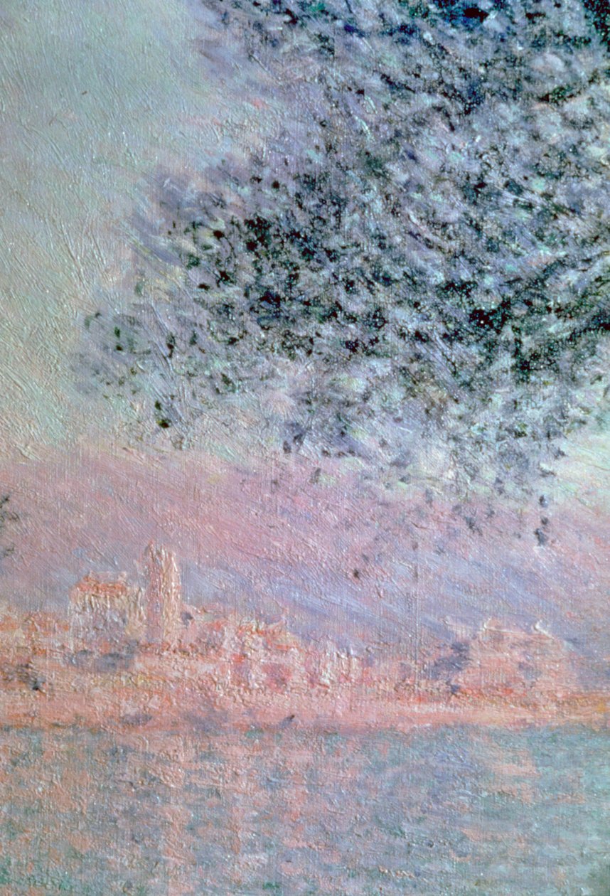 Udsigt over Antibes, detaljer, 1888 af Claude Monet