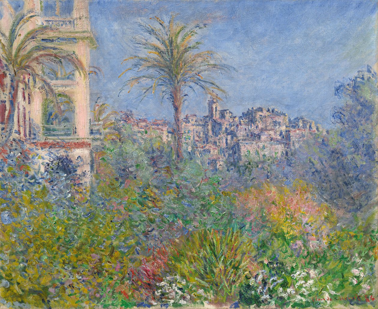 Villaer i Bordighera, 1884. af Claude Monet