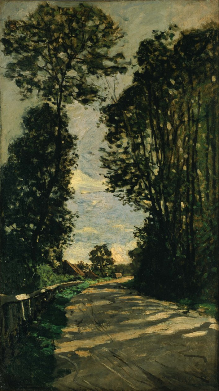 Walk (Road of the Farm Saint-Siméon) af Claude Monet