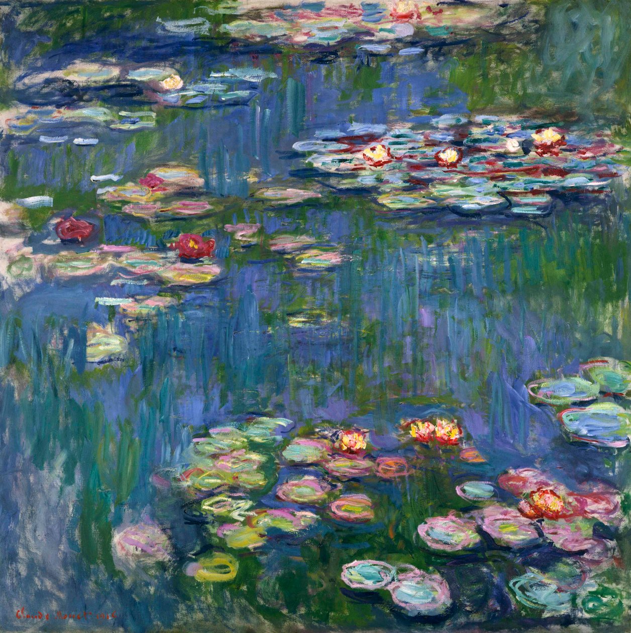 Åkander, 1916 af Claude Monet