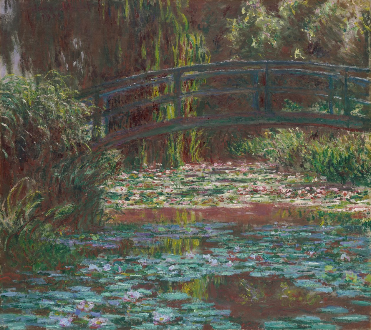 Åkandedam af Claude Monet