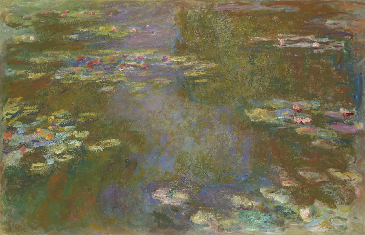 Åkandedam, 191719. af Claude Monet